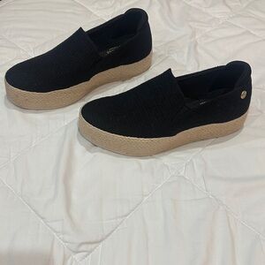 NWOT Skechers Black Espadrille Slip-Ons size 7.5